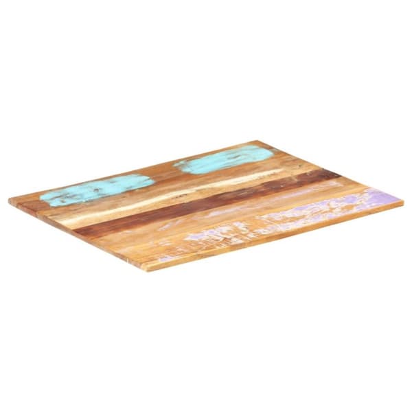 vidaXL Rektangulær bordplate 60x70 cm 15-16 mm gjenvunnet heltre