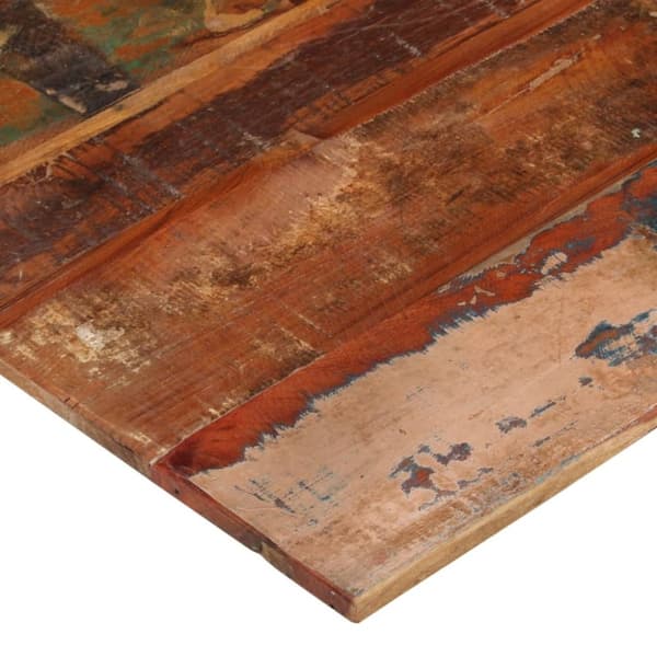 vidaXL Firkantet bordplate 80x80 cm 15-16 mm gjenvunnet heltre