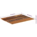Pikkukuva 7 / 10: vidaXL Suorakulmainen pöytälevy 60x70 cm 15-16 mm täysi kierrätyspuu