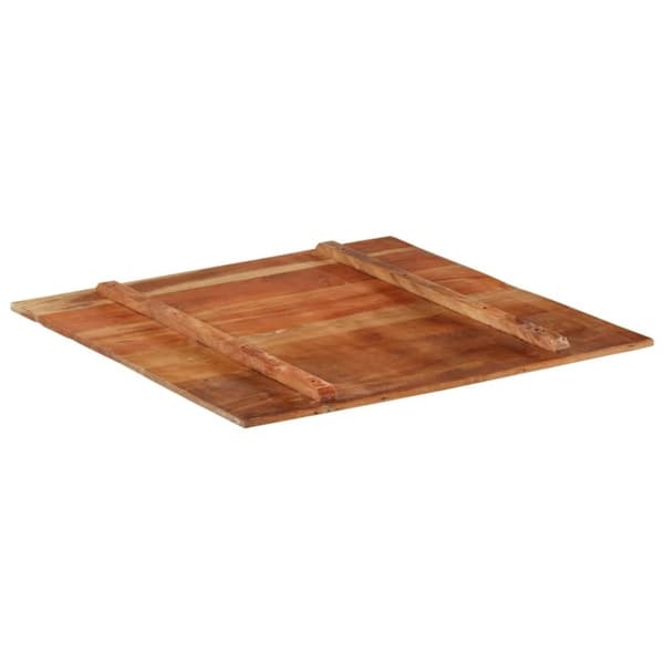vidaXL Neliönmuotoinen pöytälevy 80x80 cm 15-16 mm täysi kierrätyspuu