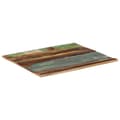 Miniatyrbilde 8 av 10: vidaXL Rektangulær bordplate 70x80 cm 15-16 mm gjenvunnet heltre