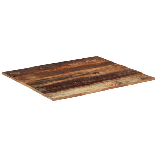 vidaXL Rektangulær bordplate 70x80 cm 15-16 mm gjenvunnet heltre