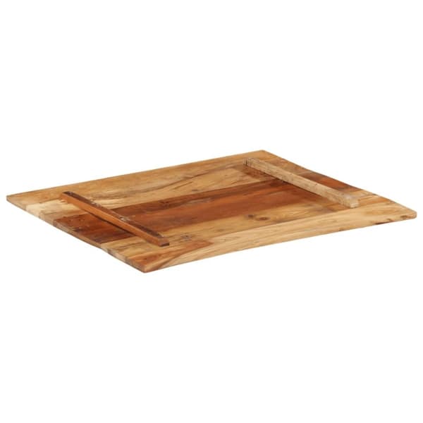 vidaXL rektangulær bordplade 70x80 cm 15-16 mm massivt genbrugstræ
