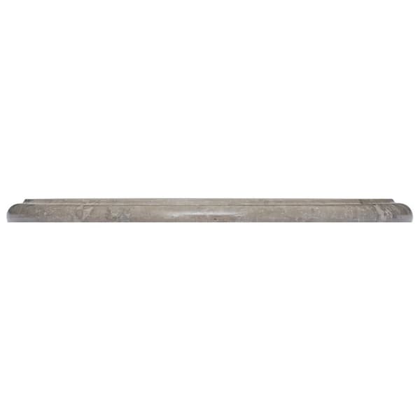 vidaXL Bordplate grå Ø40x2,5 cm marmor