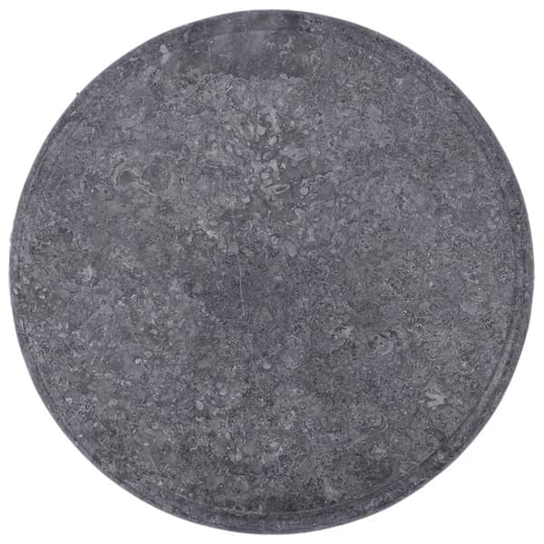 vidaXL Bordplate grå Ø40x2,5 cm marmor