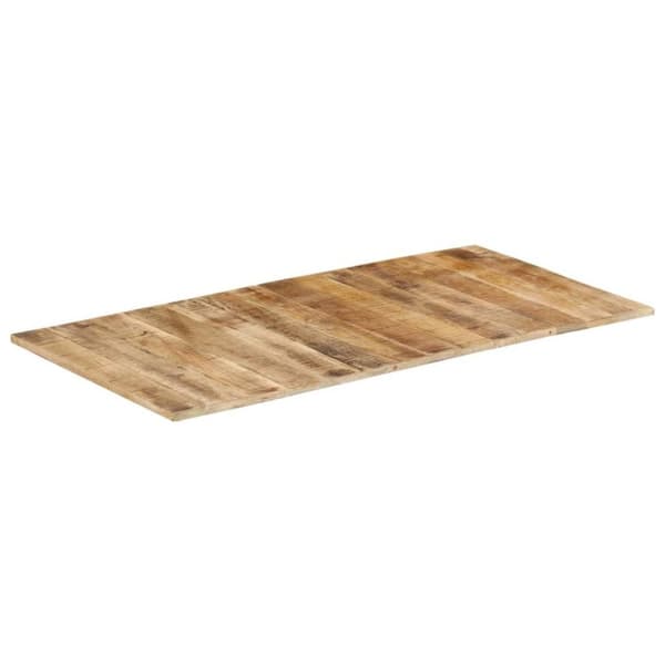vidaXL Pöytälevy 120x60x(1,5-1,6) cm karkea mangopuu