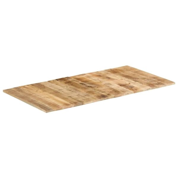 vidaXL Pöytälevy 120x60x(1,5-1,6) cm karkea mangopuu