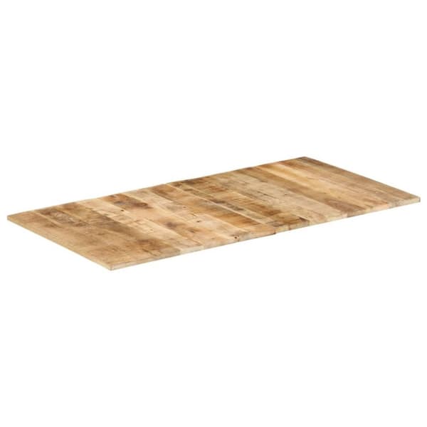 vidaXL Pöytälevy 120x60x(1,5-1,6) cm karkea mangopuu