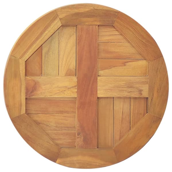 vidaXL Bordplate heltre teak 2,5 cm 40 cm
