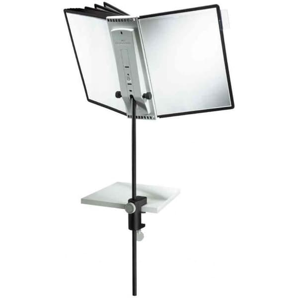 SHERPA DESK CLAMP 10 väggmonterad dokumenthållare - DURABLE - Svart