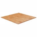 Miniatyrbilde 1 av 4: vidaXL Firkantet bordplate lysebrun 90x90x2,5 cm behandlet heltre eik