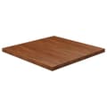 Pikkukuva 1 / 4: vidaXL Pöytälevy neliö tummanruskea 90x90x4 cm käsitelty täysi tammi