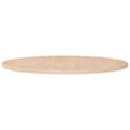 Miniatyrbilde 1 av 4: vidaXL Rund bordplate Ø90x2,5 cm ubehandlet heltre eik