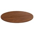 Miniatyrbilde 1 av 4: vidaXL Rund bordplate mørkebrun Ø70x1,5 cm behandlet heltre eik