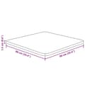 Miniatyrbilde 4 av 4: vidaXL Firkantet bordplate lysebrun 90x90x1,5 cm behandlet heltre eik