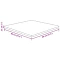 Miniatyrbillede 4 af 4: vidaXL firkantet bordplade 80x80x2,5 cm behandlet massivt eg lysebrun