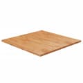 Miniatyrbillede 1 af 4: vidaXL firkantet bordplade 80x80x2,5 cm behandlet massivt eg lysebrun