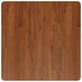 Miniatyrbilde 2 av 4: vidaXL Firkantet bordplate mørkebrun 70x70x2,5 cm behandlet heltre eik