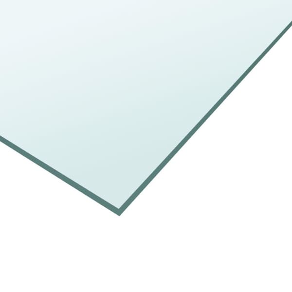 vidaXL Bordsskiva genomskinlig 50x100 cm härdat glas