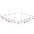 Miniatyrbilde 4 av 4: vidaXL Firkantet bordplate mørkebrun 80x80x1,5 cm behandlet heltre eik