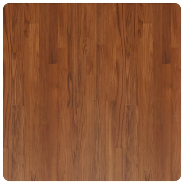 vidaXL Firkantet bordplate mørkebrun 80x80x1,5 cm behandlet heltre eik