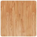 Miniatyrbilde 2 av 4: vidaXL Firkantet bordplate lysebrun 70x70x1,5 cm behandlet heltre eik