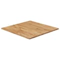 Miniatyrbilde 1 av 4: vidaXL Firkantet bordplate lysebrun 70x70x1,5 cm behandlet heltre eik