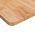 Miniatyrbilde 3 av 4: vidaXL Firkantet bordplate lysebrun 40x40x2,5 cm behandlet heltre eik