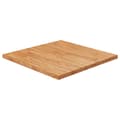 Miniatyrbilde 1 av 4: vidaXL Firkantet bordplate lysebrun 60x60x2,5 cm behandlet heltre eik