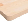 Pikkukuva 3 / 4: vidaXL Neliönmuotoinen pöytälevy 50x50x4 cm käsittelemätön tammi