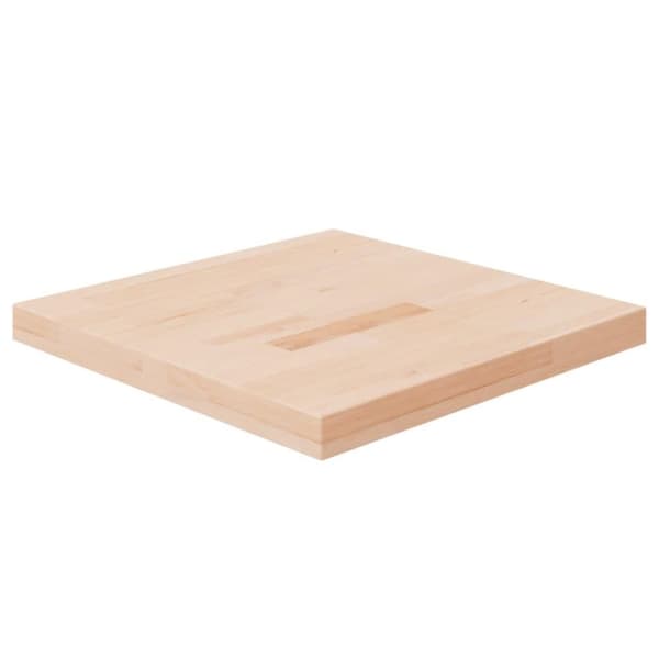 vidaXL Neliönmuotoinen pöytälevy 50x50x4 cm käsittelemätön tammi