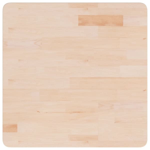 vidaXL Neliönmuotoinen pöytälevy 60x60x4 cm käsittelemätön tammi