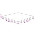 Miniatyrbillede 4 af 4: vidaXL firkantet bordplade 80x80x1,5 cm ubehandlet massivt egetræ