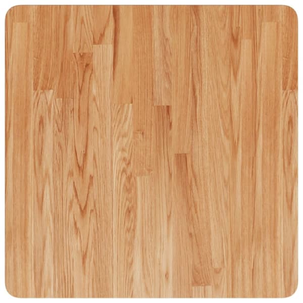 vidaXL Pöytälevy neliö vaaleanruskea 60x60x2,5 cm käsitelty täystammi