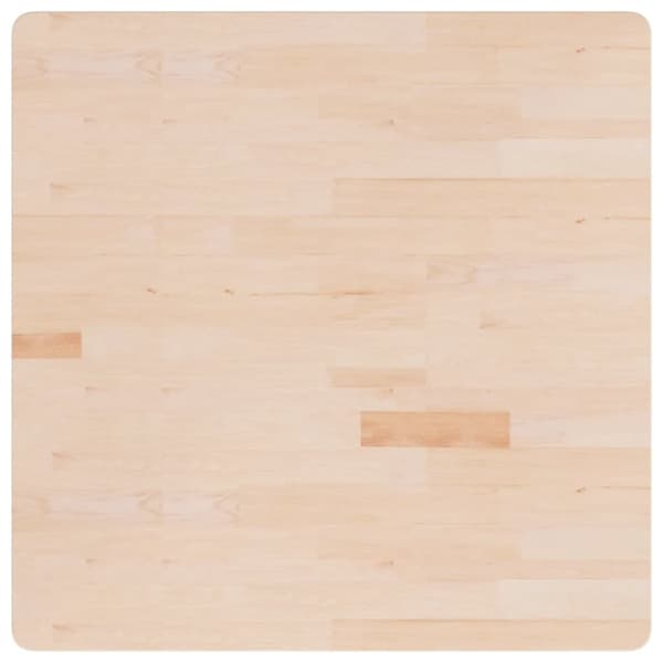 vidaXL Neliönmuotoinen pöytälevy 90x90x1,5 cm käsittelemätön tammi