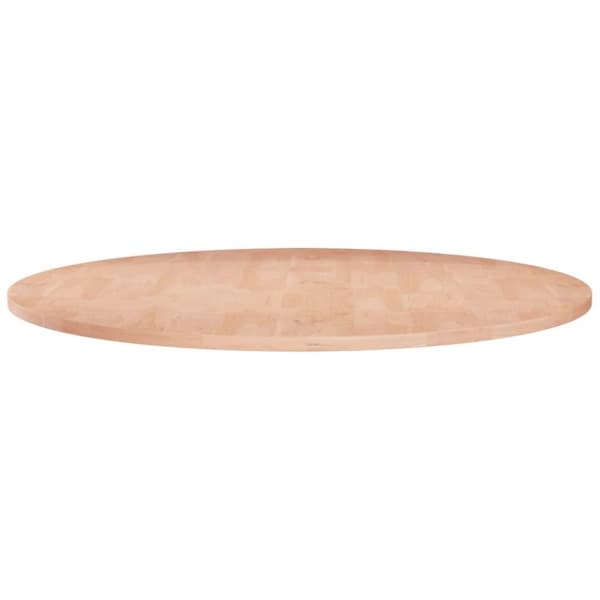 vidaXL Pyöreä pöytälevy Ø60x1,5 cm käsittelemätön täysi tammi