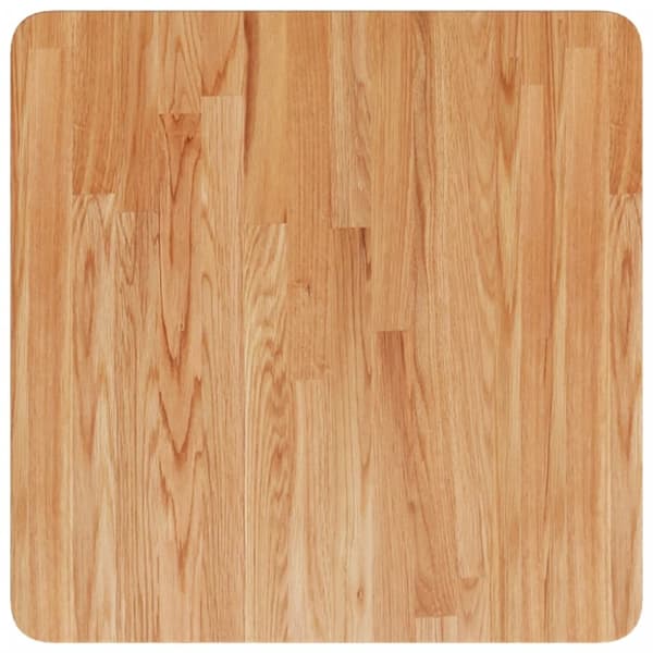 vidaXL Pöytälevy neliö vaaleanruskea 50x50x1,5 cm käsitelty täystammi