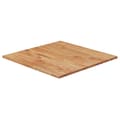 Miniatyrbillede 1 af 4: vidaXL firkantet bordplade 60x60x1,5 cm behandlet massivt eg lysebrun