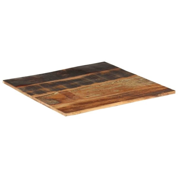 vidaXL firkantet bordplade 70x70 cm 15-16 mm massivt genbrugstræ