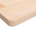 Miniatyrbilde 3 av 4: vidaXL Firkantet bordplate 70x70x4 cm ubehandlet heltre eik
