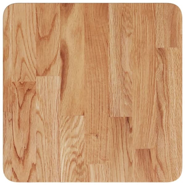 vidaXL firkantet bordplade 40x40x1,5 cm behandlet massivt eg lysebrun