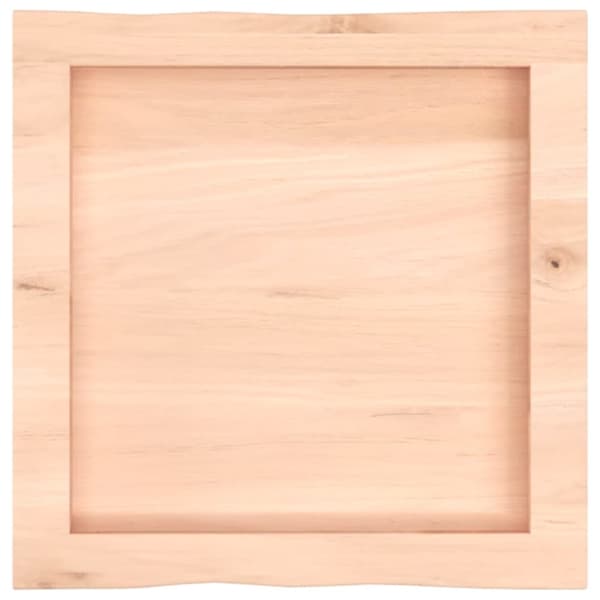 vidaXL Pöytälevy 40x40x(2-6) cm käsittelemätön täysi puu elävä reuna