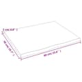 Miniatyrbilde 4 av 4: vidaXL Bordplate 60x50x2 cm ubehandlet heltre eik naturlig kant
