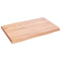 Pikkukuva 5 / 11: vidaXL Pöytälevy ruskea 60x40x(2-4)cm käsitelty täystammi elävä reuna
