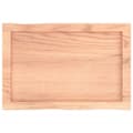 Pikkukuva 6 / 11: vidaXL Pöytälevy ruskea 60x40x(2-4)cm käsitelty täystammi elävä reuna