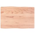 Pikkukuva 1 / 11: vidaXL Pöytälevy ruskea 60x40x(2-4)cm käsitelty täystammi elävä reuna