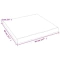 Miniatyrbilde 9 av 10: vidaXL Bordplate lysebrun 40x40x(2-4)cm behandlet heltre naturlig kant