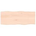 Pikkukuva 3 / 11: vidaXL Pöytälevy 100x40x(2-6) cm käsittelemätön täysi puu elävä reuna