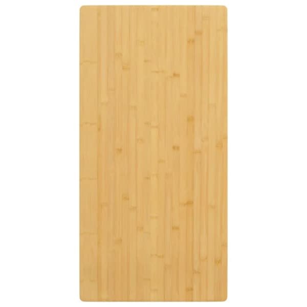 vidaXL Bordplate 50x100x2,5 cm bambus