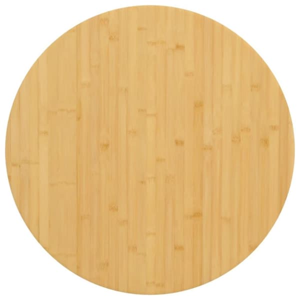 vidaXL Pöytälevy Ø70x2,5 cm bambu